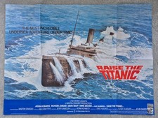 Original 1980 RAISE THE TITANIC Quad Cinema Film / Movie Poster