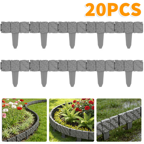 20x garden lawn - cobbled, stone