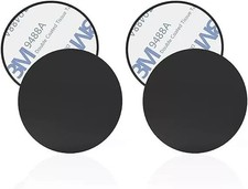 3M Adhesive Round Metal Plates