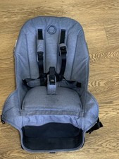 #Bugaboo Donkey Seat Fabric BLUE MELANGE 5 POINT HARNESS FITS 1,2,3,