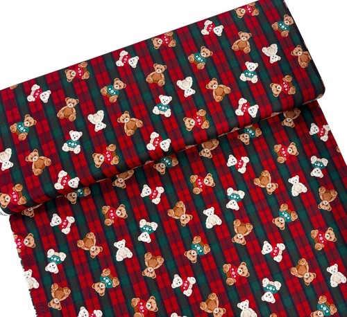 Christmas toybox cotton fabric - christmas,