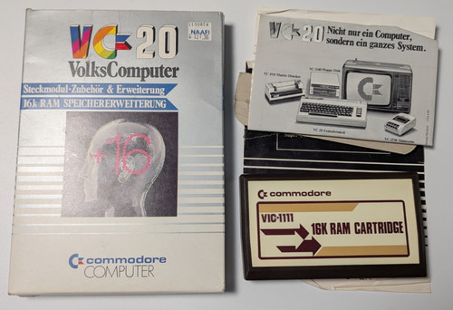 Commodore vic 1111 - commodore, ram