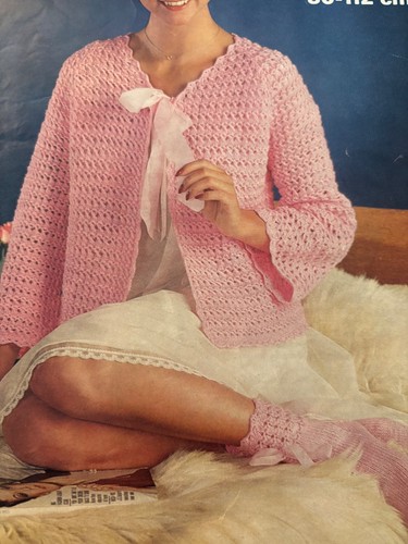 1940 bed jacket socks - jacket,