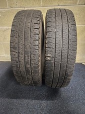 Part Worn Tyre- 2X 225/75R16CP Michelin Agilis Camping 116Q 5.38mm DOT 2018