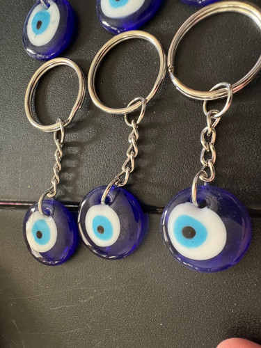 Pack blue evil eye - blue, keychain