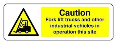 Caution fork lift - lift, trucks