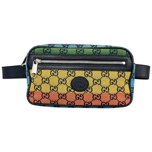 Gucci men supreme belt - men's, gg