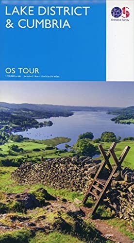 Lake district cumbria map - cumbria, |