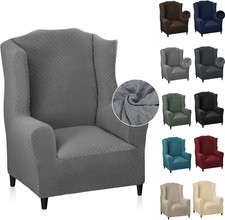 Stretch Wingback Chair Cover