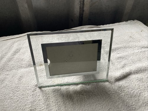 Bevelled mirror photo frame - photo,