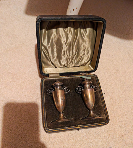 Sterling silver pair - sterling,