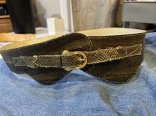 1970s Snakeskin Belt Glam