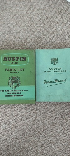 Austin a40 parts - parts, list
