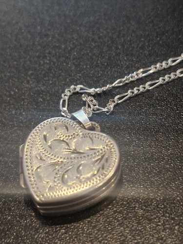 Vintage sterling double locket - vintage,