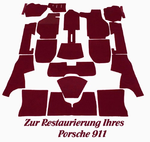 Carpet set for porsche - for,