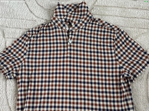 Aquascutum check polo shirt - polo,