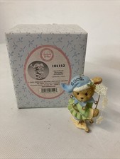 Vintage 2002 Cherished Teddies Bear Figurine Jack Frost Hanging Ornament