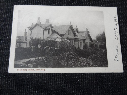Glen boig house - house, postcard