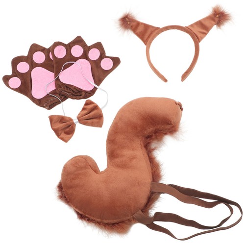 Squirrel ear headband set - squirrel,