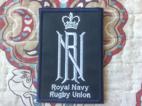 Patch royal navy rugby - navy,