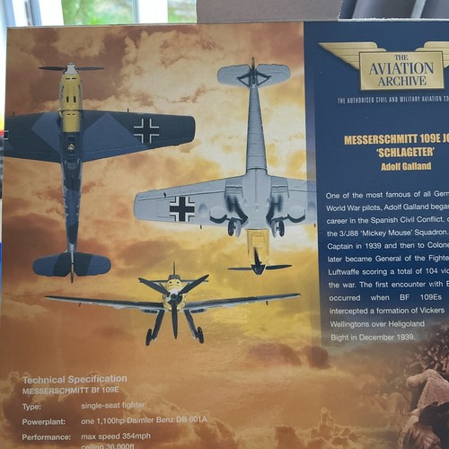Messerschmitt bf109e corgi - bf109e,