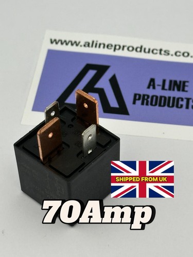 Uprated 70a 12v relay - 70a,