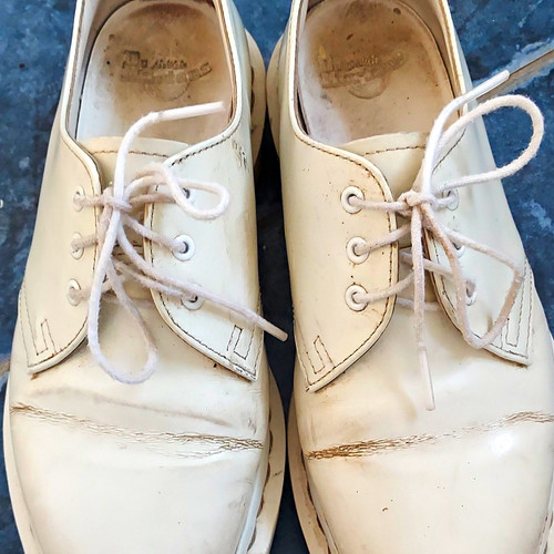 Martens 1461 white leather - 1461,