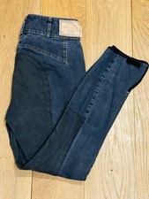 Pikeur Candela Denim Ladies Breeches. Size GB 26L. Blue