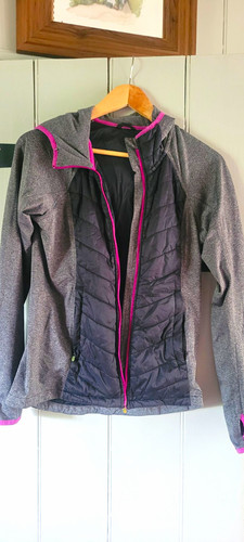 Hybrid down hooded - hybrid, quilted