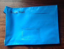 Royal Mail Versapak Mailing Pouch Durable Blue PVC-coated Nylon 355x260x75mm BN