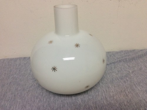 Vintage milk glass - glass, star