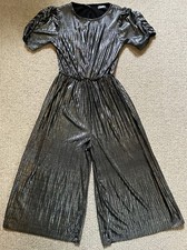 Next Silver Jumpsuit - Age 8 (Excellent Condition)