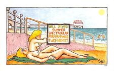 SAPPHIRE COMIC POSTCARD  NO 59 SEASIDE SIN 194 USED UNUSED  GOOD VERY GOOD