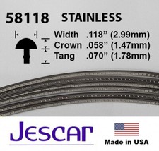 Fretwire - Jescar Stainless Steel #58118 Super Jumbo Guitar or Bass - 1.8 metre