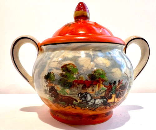 Vintage rare ceramic lidded - vintage,
