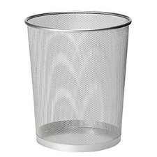 2 x METAL MESH WASTE PAPER BIN
