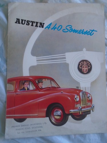 Austin a40 somerset brochure - austin,