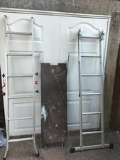 5 Way Combination Ladders Multi-Purpose Aluminium With Platform