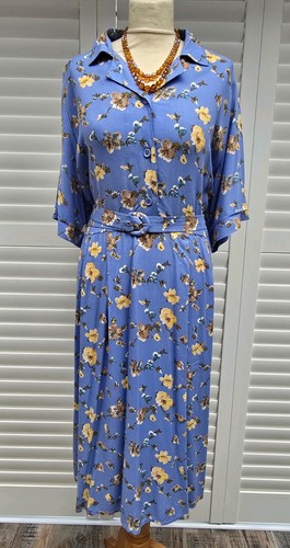 Vintage 1940s 1950s - style, blue
