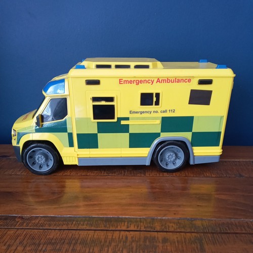 Toy ambulance with lights and