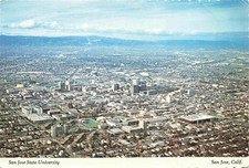 San Jose California USA San Jose State University aerial view