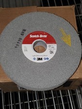 3M Scotch Brite Light Deburring Wheel 6S Fine Silicon Carbide 6” x 1” x 1”