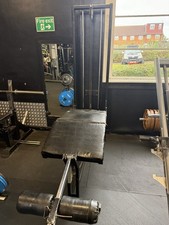 Lying Hamstring Curl Machine, Black, Pin Loaded, Commercial