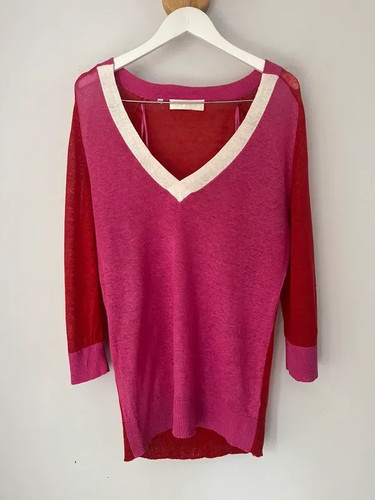 Ronit zilkha 100 linen pink - linen,
