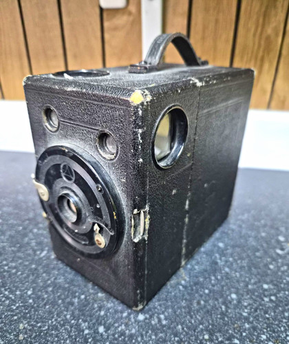 Vintage black box camera - vintage,