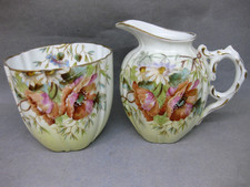 Aynsley China Vintage hand painted Jug and Bowl