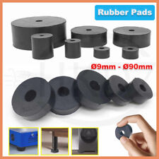 Black Round Rubber Pads Anti