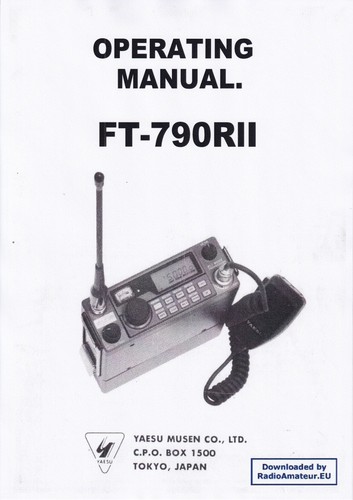 Operating instructions for - operating,