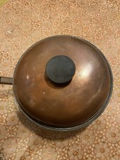 copper traditional frying pan