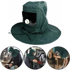 Safety Sandblast Helmet Sand Blast Hood Face Protector For Sandblasting Grinding